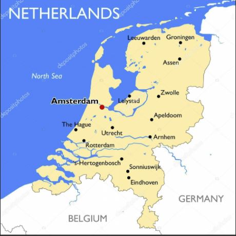 Kaart van Nederland