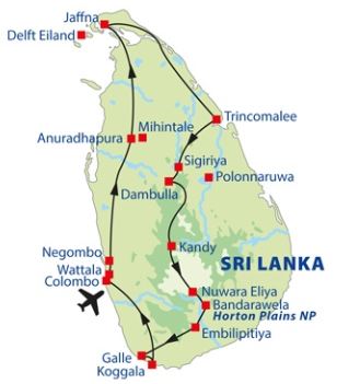 Route Sri Lanka